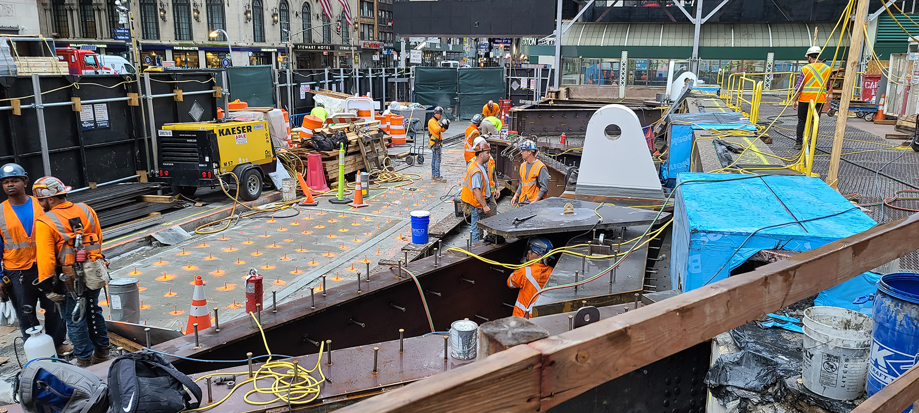 PENN 2 Redevelopment - 08 - Bustle Column Transfer Girders - photo by Severud Associates.png
