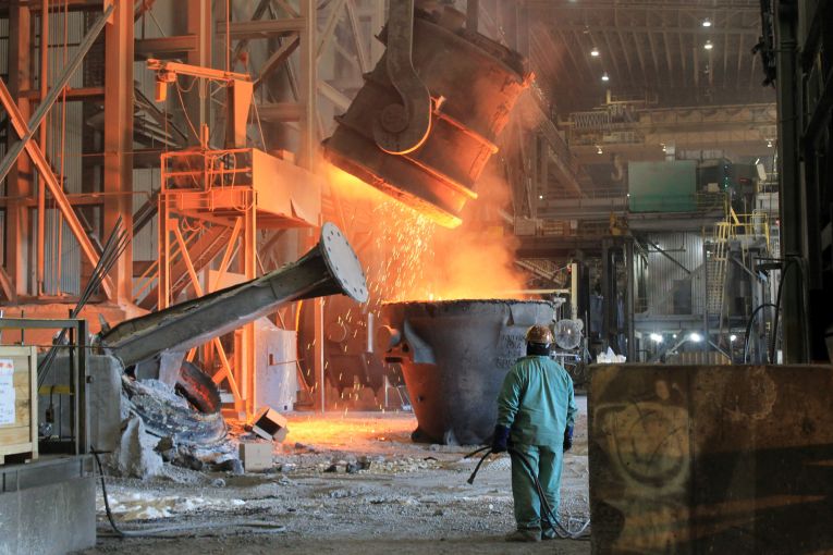 Nucor Yamato Pouring